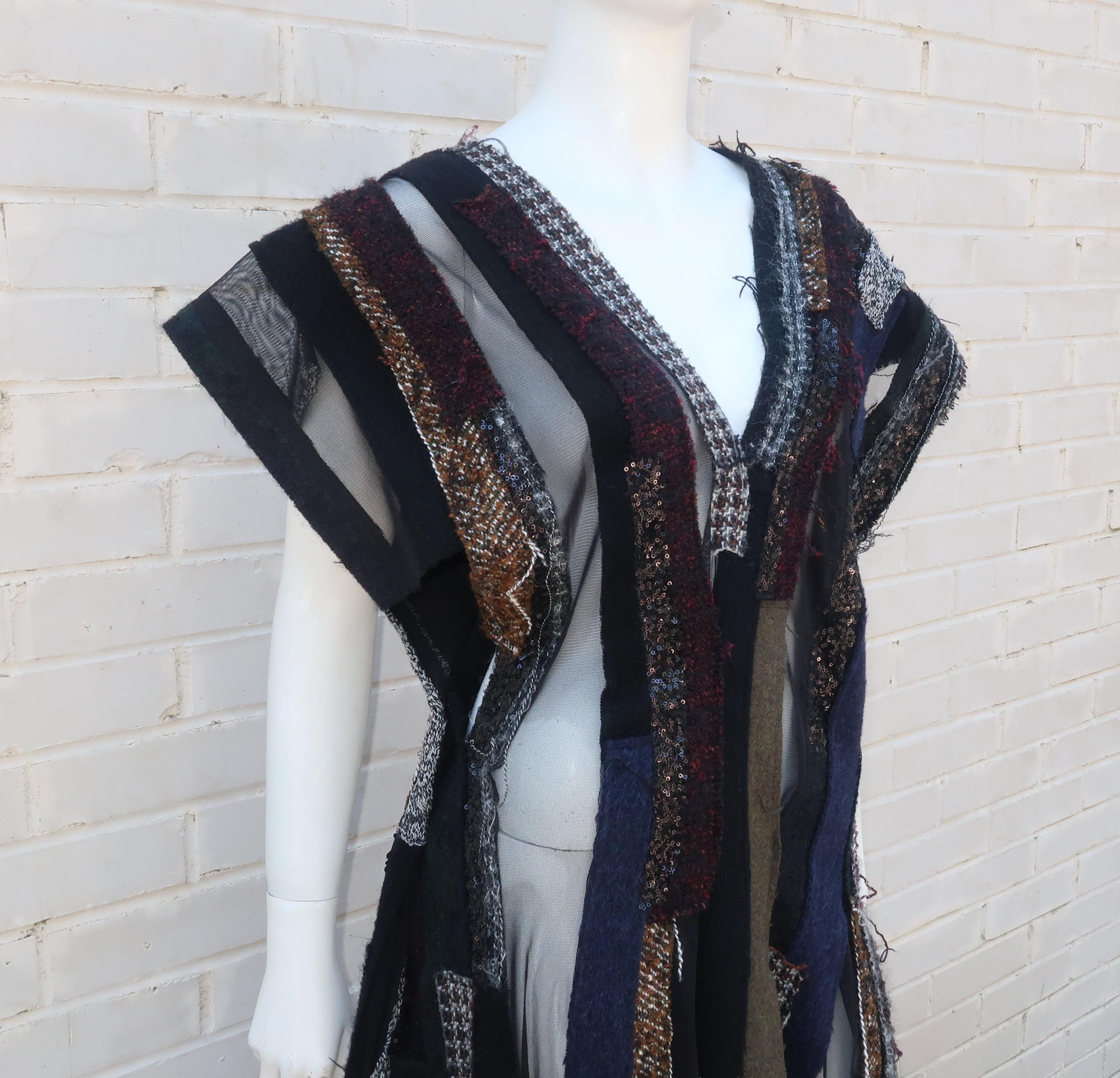 Women's Junya Watanabe Comme des Garcons Deconstructed Wool Tweed Dress