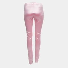 Junya Watanabe Commes Des Garcons Rosa Jersey-Leggings L