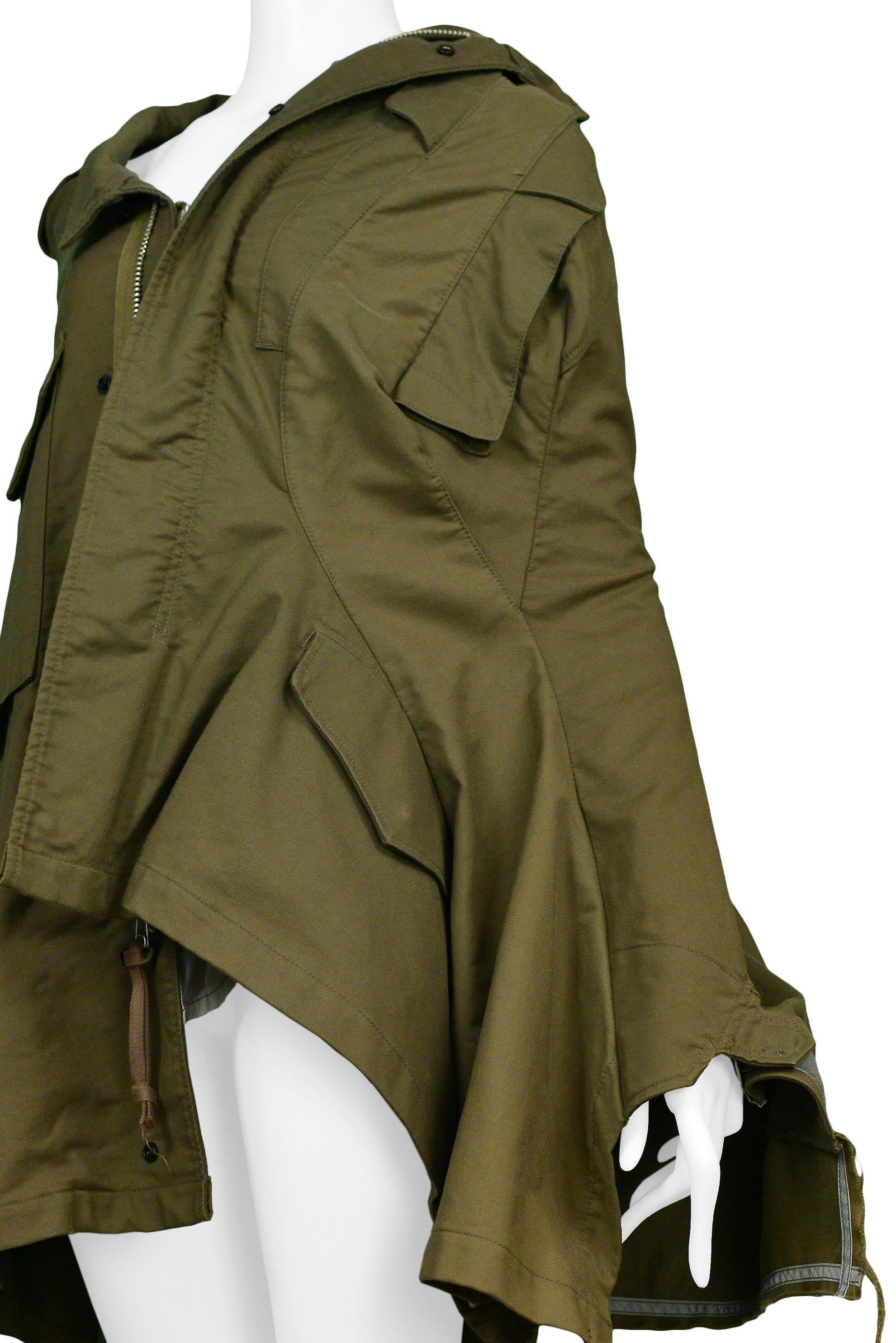 Junya Watanabe Deconstructed Military Inspired Cape 2006 In Excellent Condition In Los Angeles, CA