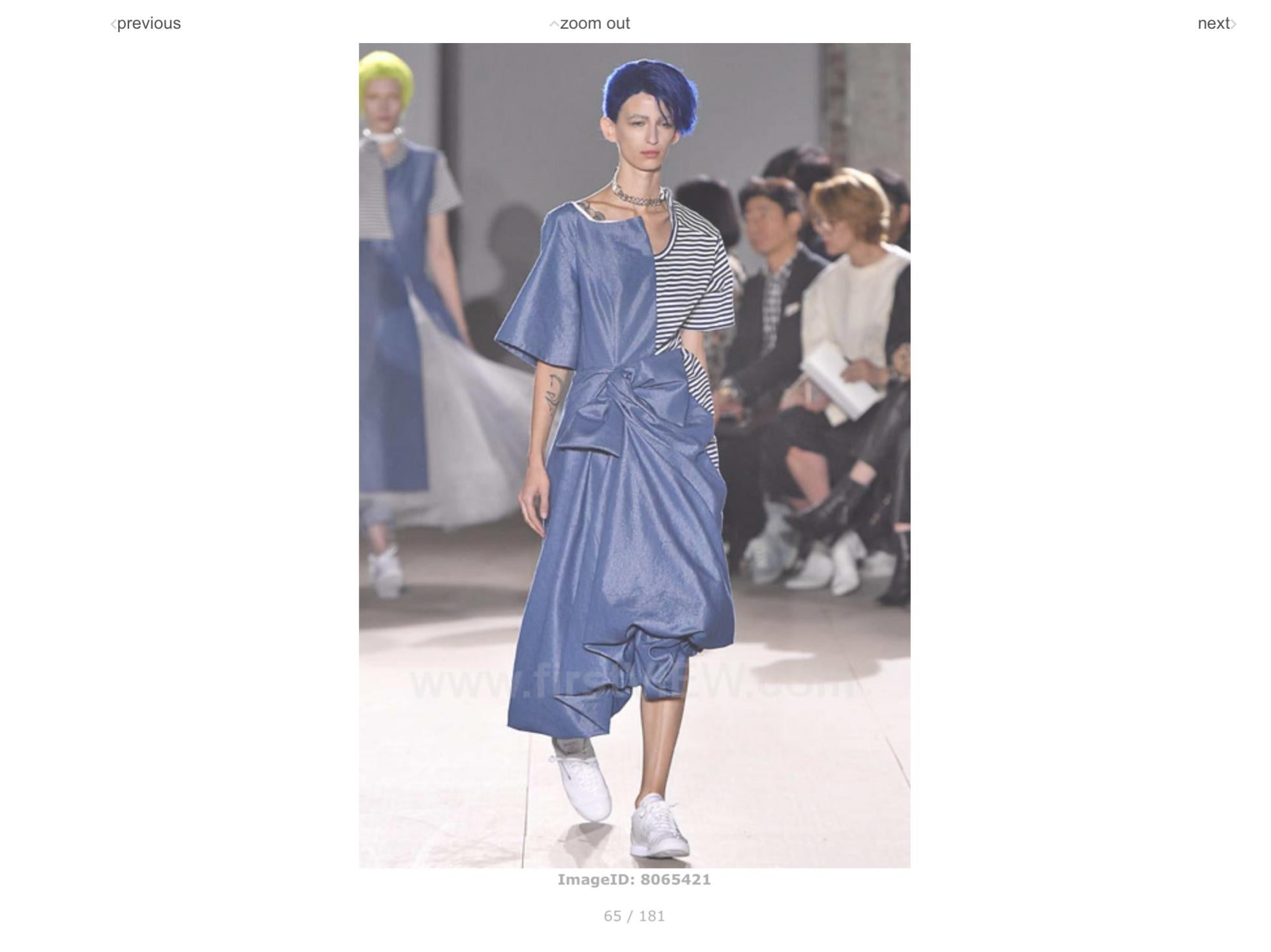 Junya Watanabe Denim Dress in vendita 6