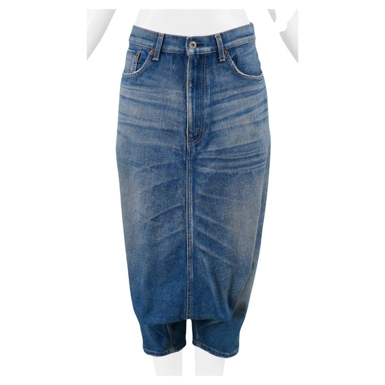 Junya Watanabe Denim Sarouel Pants 2010 For Sale at 1stDibs