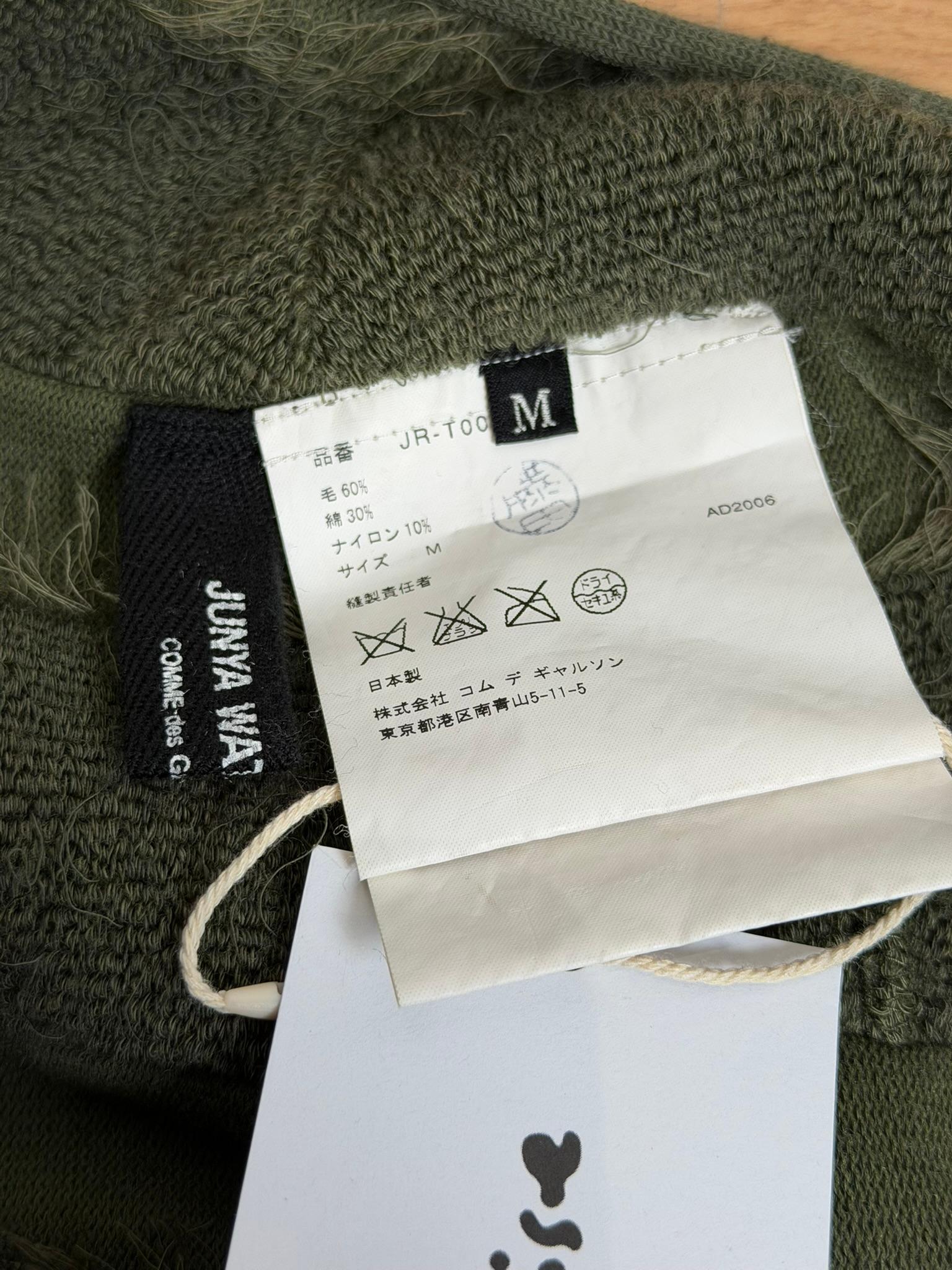 Junya Watanabe F/W 2006 Olive Tiered Military Khaki One-Shoulder Maxi Dress en vente 3