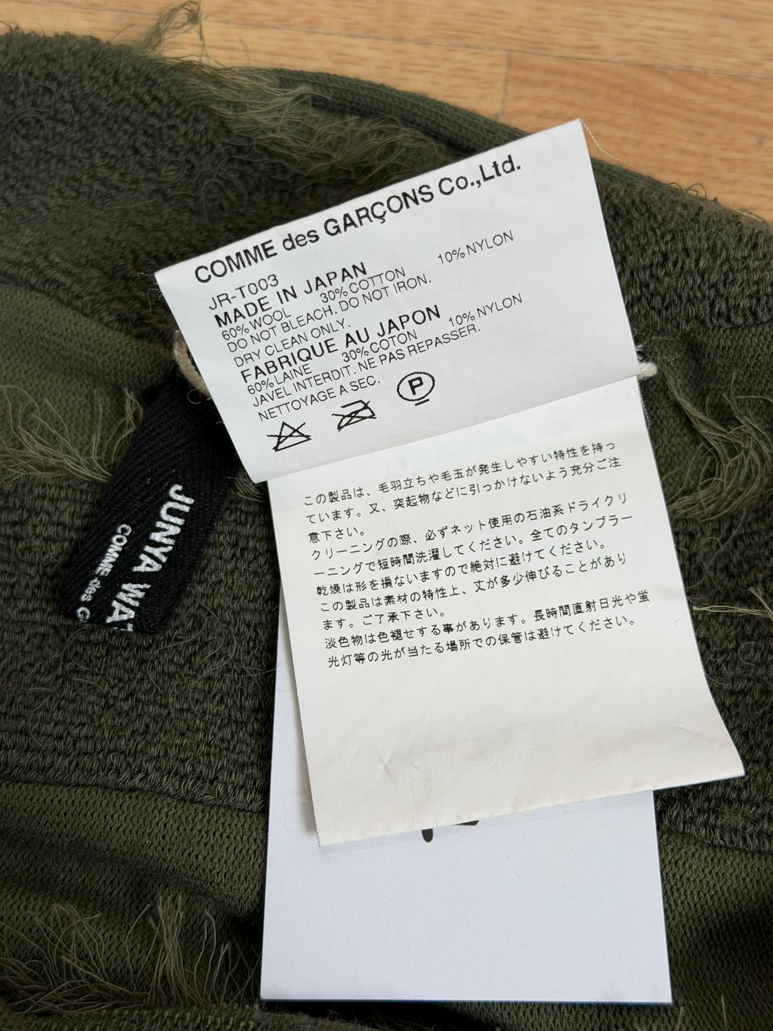 Junya Watanabe F/W 2006 Olive Tiered Military Khaki One-Shoulder Maxi Dress en vente 4