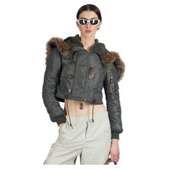 Junya Watanabe H/W 2010 Laufsteg Cropped Bomberjacke