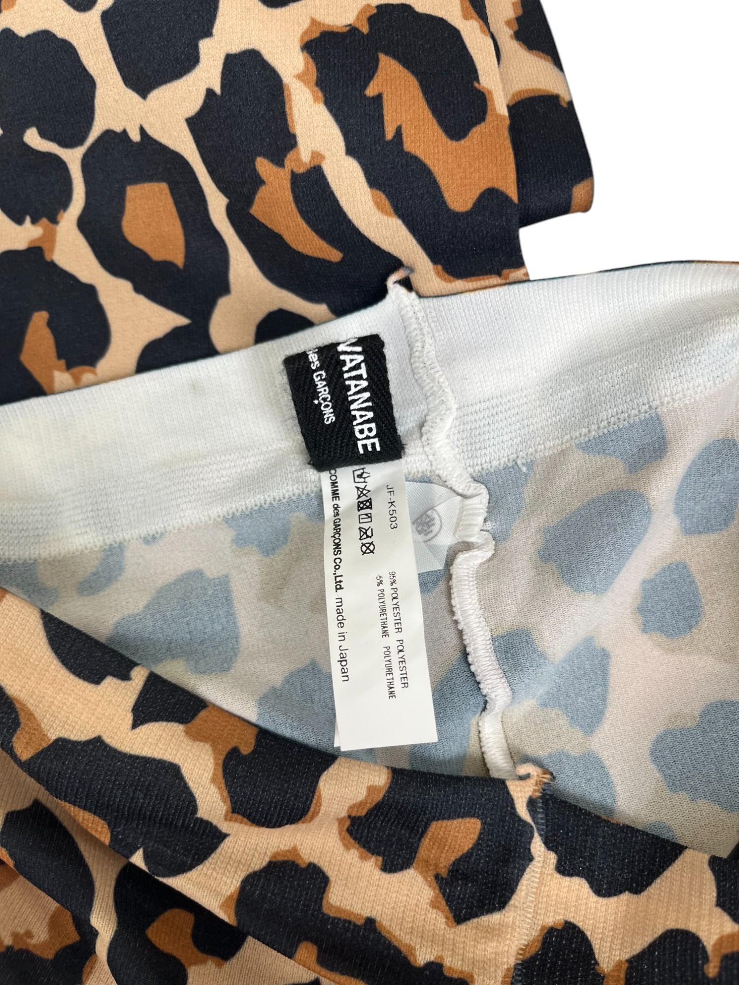 Junya Watanabe F/W 2020 Leopard Print Leggins in vendita 3
