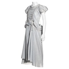 Abito in cotone floreale di Junya Watanabe con bretelle e zaino, ss 2003