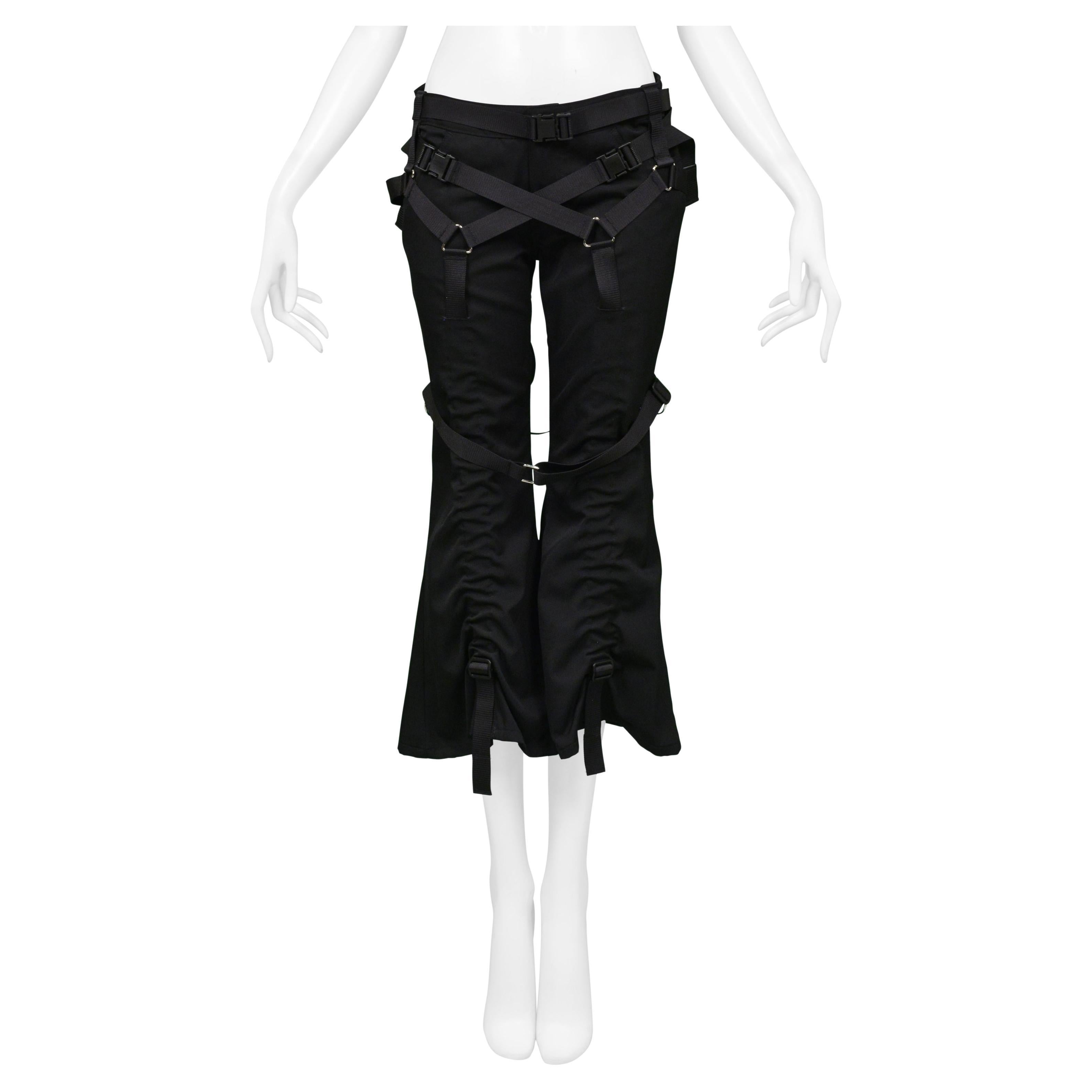 Junya Watanabe for Comme des Garcons Black Wrap Parachute Pants 2003