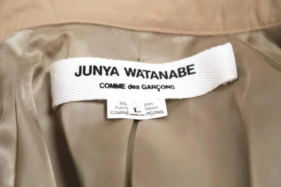 Beige Junya Watanabe For Comme Des Garcons Runway Trench Coat