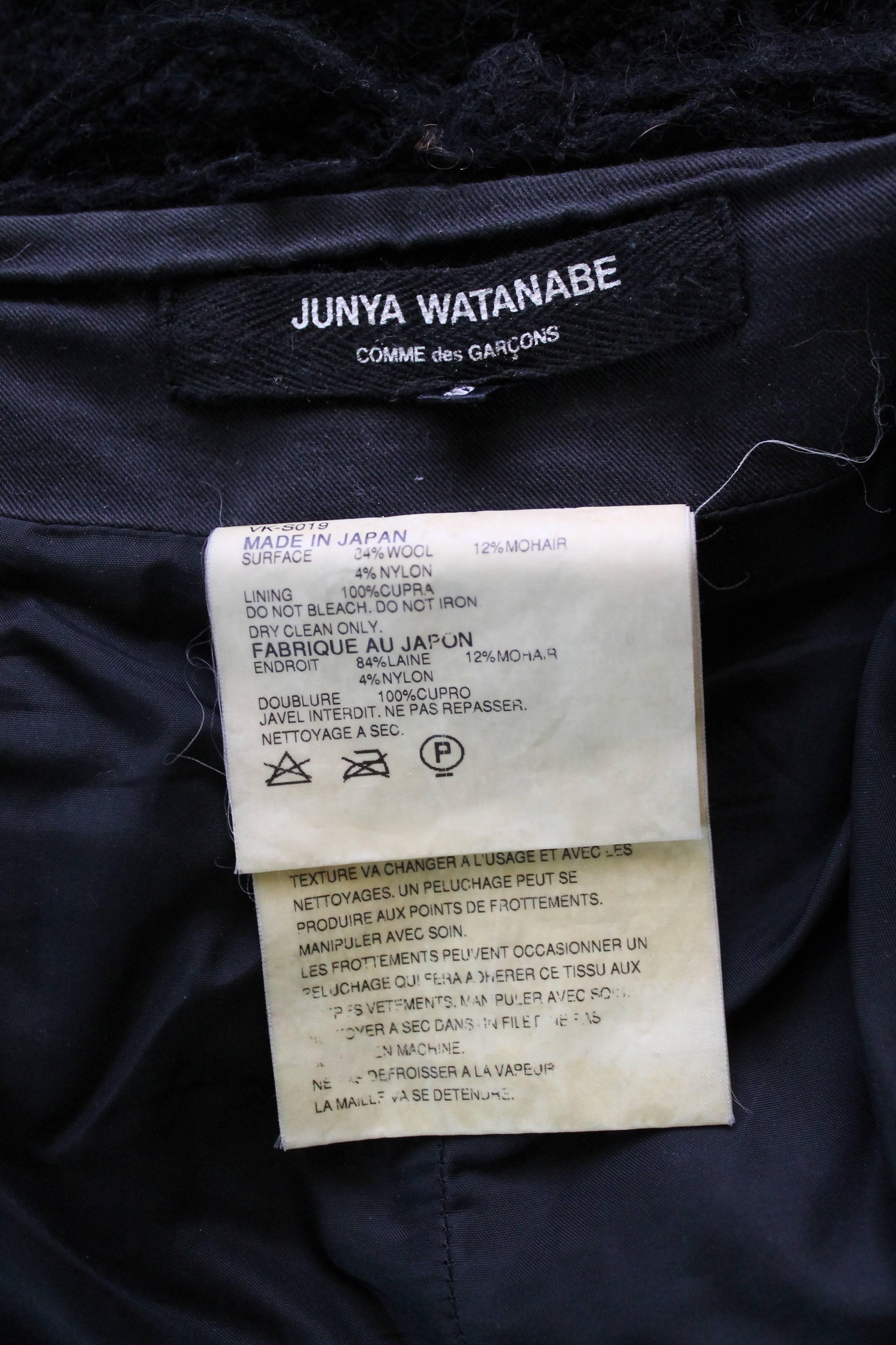 Junya Watanabe for Comme des Garçons Black Boucle Skirt  2