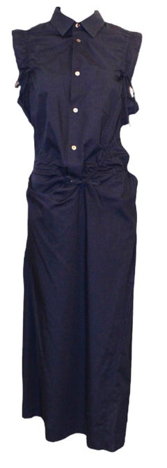 Junya Watanabe para Comme DesGarcons Vestido camisero deconstruido de algodón, 2002
