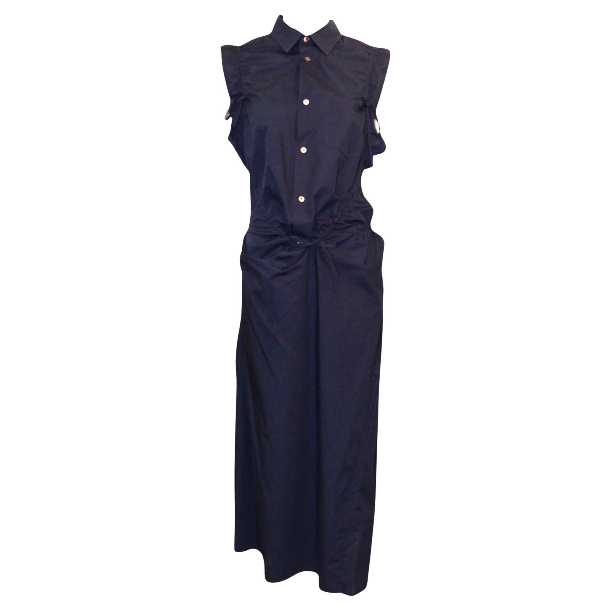 Junya Watanabe for Comme DesGarcons Cotton Deconstructed Shirt Dress, 2002 en vente