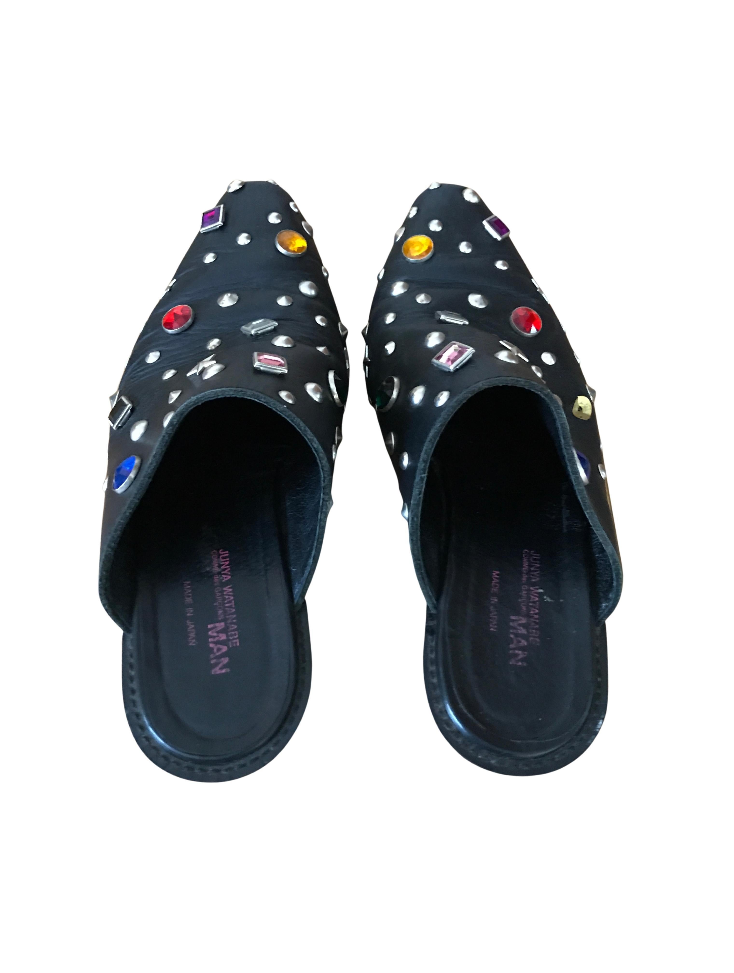Junya Watanabe Mules Adornados con Gemas, Primavera Verano 2003 en venta 1