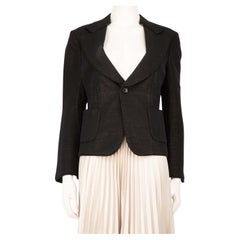 Junya Watanabe Junya Watanabe x Comme des Garcon Blazer nero metallizzato taglia L.
