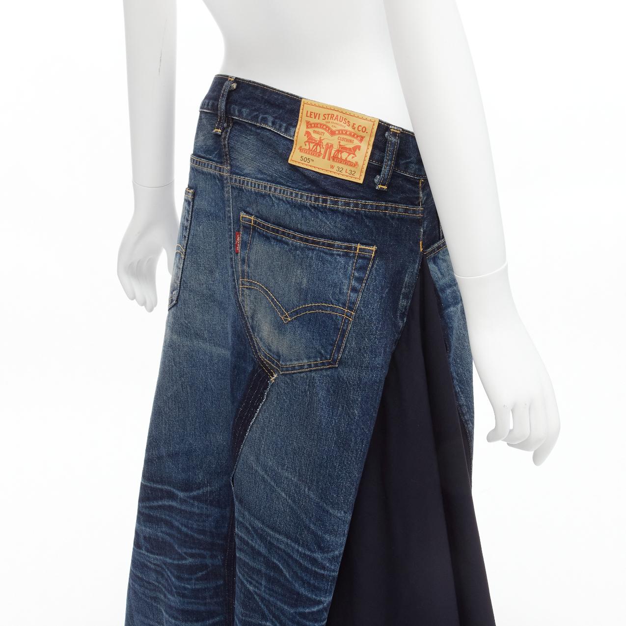 JUNYA WATANABE LEVI'S 2021 blue washed denim navy wool skirt deconstructed shorts S
Reference: TGAS/D00287
Brand: Junya Watanabe
Designer: Junya Watanabe
Collection: 2021 Levi's
Material: Denim, Wool, Blend
Color: Blue, Navy
Pattern: Solid
Closure: