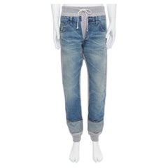 JUNYA WATANABE LEVI'S 2022 deconstructed denim patch joggers M