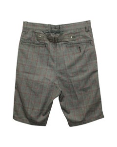 Short à carreaux Junya Watanabe Man, en polyester gris
