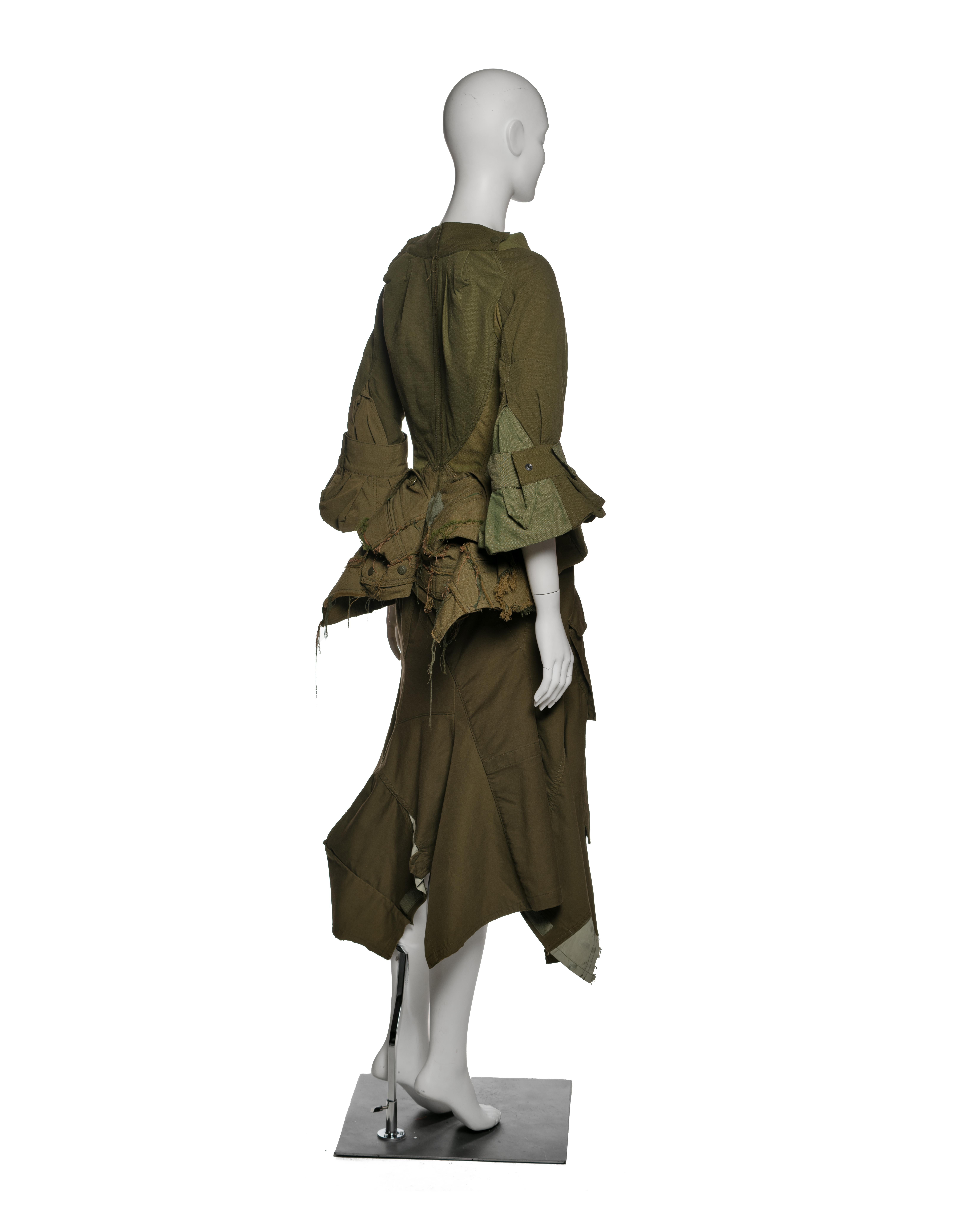 Giacca e gonna con peplo destrutturato di Junya Watanabe, AI 2006 in vendita 2