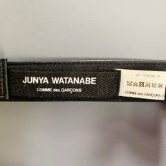 Junya WatanabeE Ceinture harnais en cuir noir clouté, taille unique
