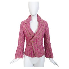 JUNYA WATANABE POUR COMME DES GARÇONS pink tweed Jacket, c. 2000 