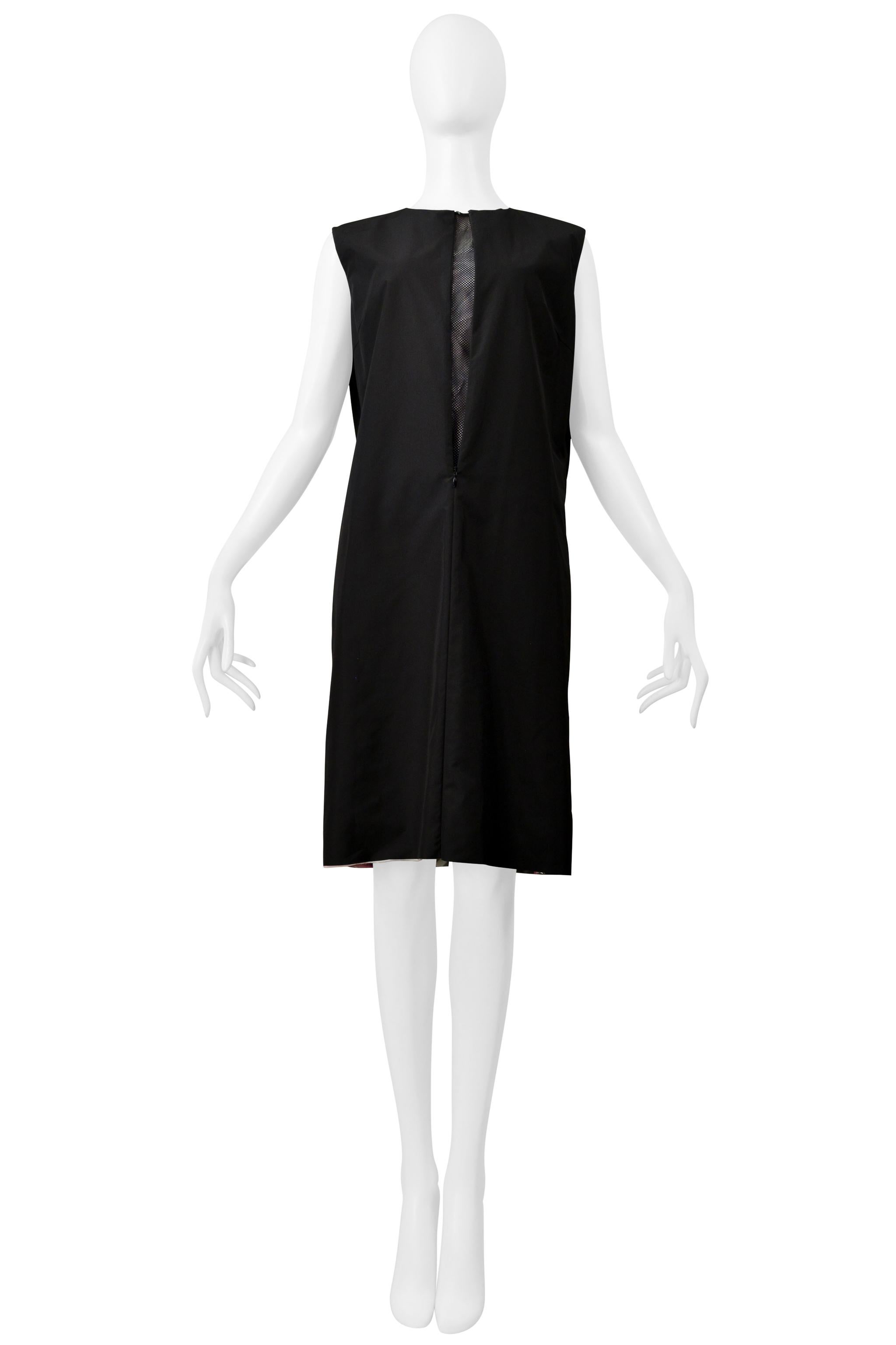 Junya Watanabe Reversible Metallic Floral Tech Dress W/ Black Interior Ss 2000 For Sale 8