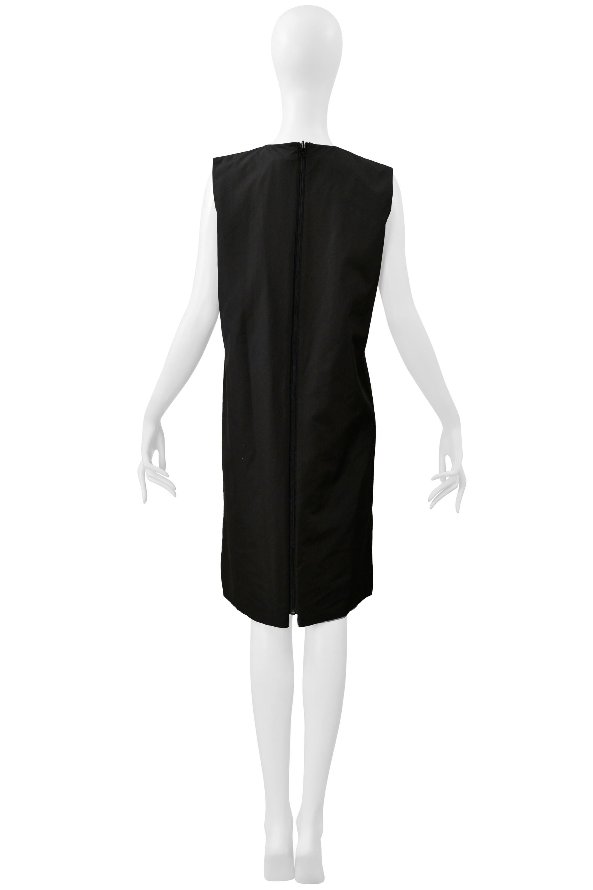 Junya Watanabe Reversible Metallic Floral Tech Dress W/ Black Interior Ss 2000 For Sale 14