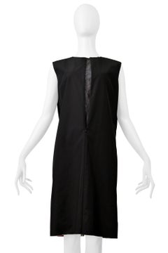 Junya Watanabe Reversible Metallic Floral Tech Dress W/ Black Interior Ss 2000