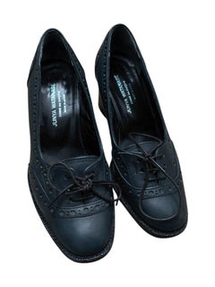 Junya Watanabe S/S 2012 Leather Laced Black Pumps