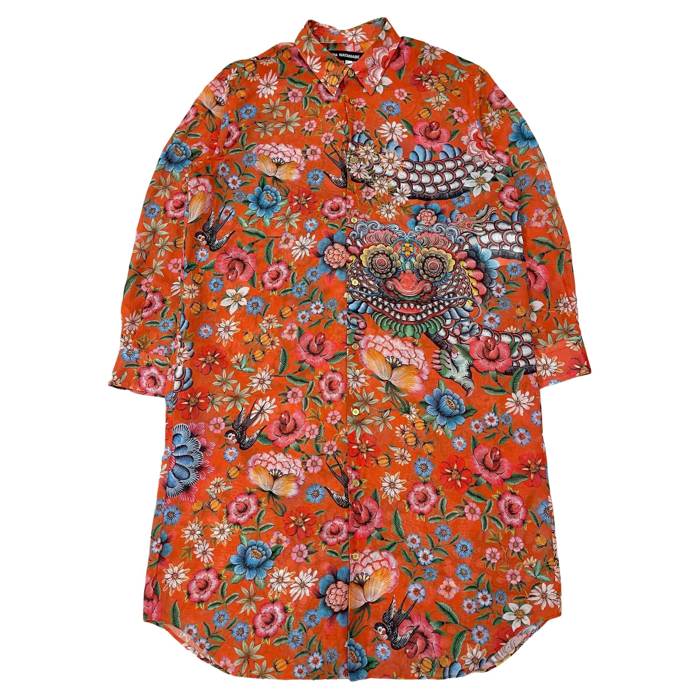 Junya Watanabe S/S2022 Qilin Long-Shirt For Sale at 1stDibs