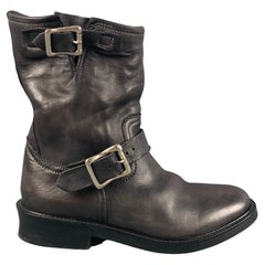 JUNYA WATANABE Größe 7 Brown Leder Desert Stiefel