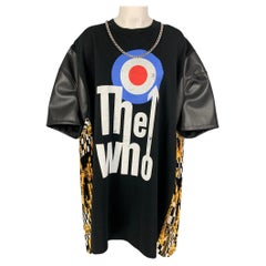 JUNYA WATANABE Size L Black Multi-Color Oversized The Who Chain Band T-shirt