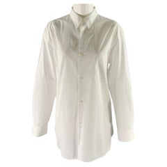 JUNYA WATANABE Size L White Cotton Pointed Collar Shirt