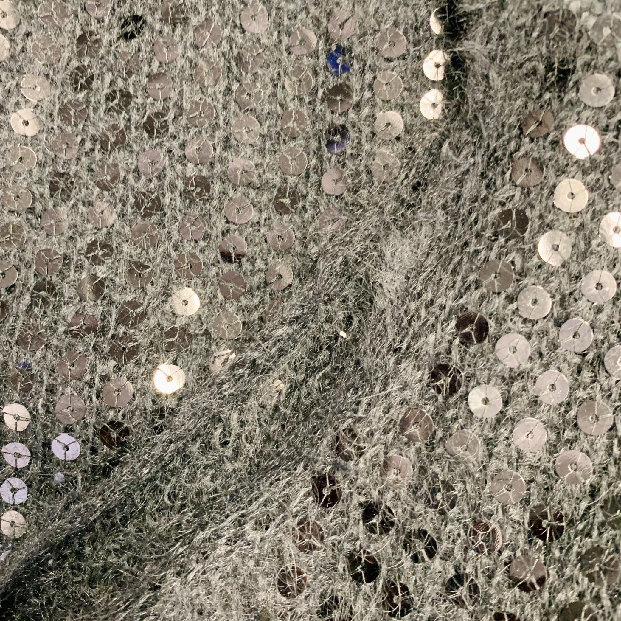 JUNYA WATANABE Size M Black Sequined Knit Sleeveless Long Pullover For Sale 4