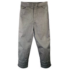 JUNYA WATANABE Größe M Grau Charcoal Twill Polyester Baumwolle Freizeithose JUNYA WATANABE Größe M Grau Charcoal Twill Polyester Baumwolle Freizeithose