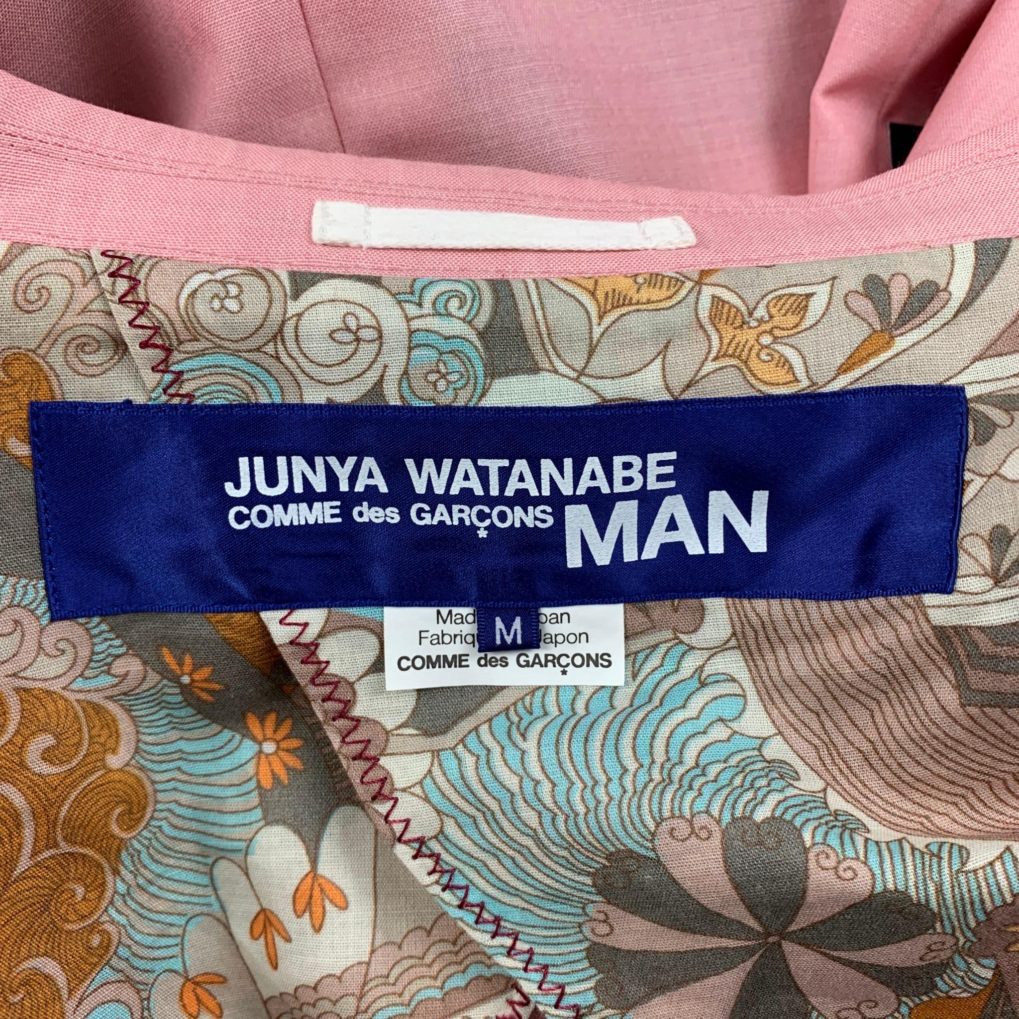 JUNYA WATANABE Size M Pink Wool Blend Notch Lapel Sport Coat 1