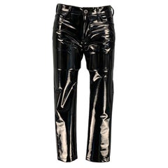 JUNYA WATANABE Size S Black Polyester Solid Jean Cut Casual Pants