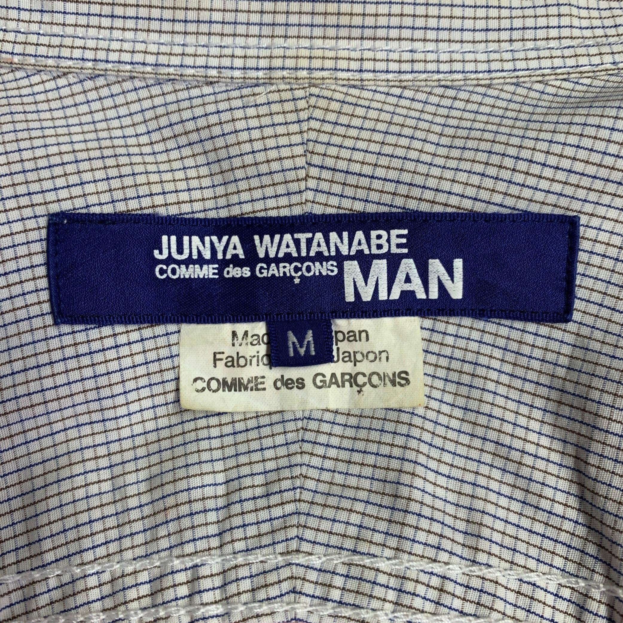 Junya Watanabe Taille S Rose Multi Color Camo Plaid Two Pockets Long Sleeve Shirt en vente 2