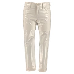JUNYA WATANABE Taglia S Pantaloni casual solidi in poliestere bianco