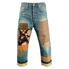 JUNYA WATANABE Size XS Blue Multi Color Denim Patchwork Selvedge Jeans JUNYA WATANABE Size XS Blue Multi Color Denim Patchwork Selvedge Jeans