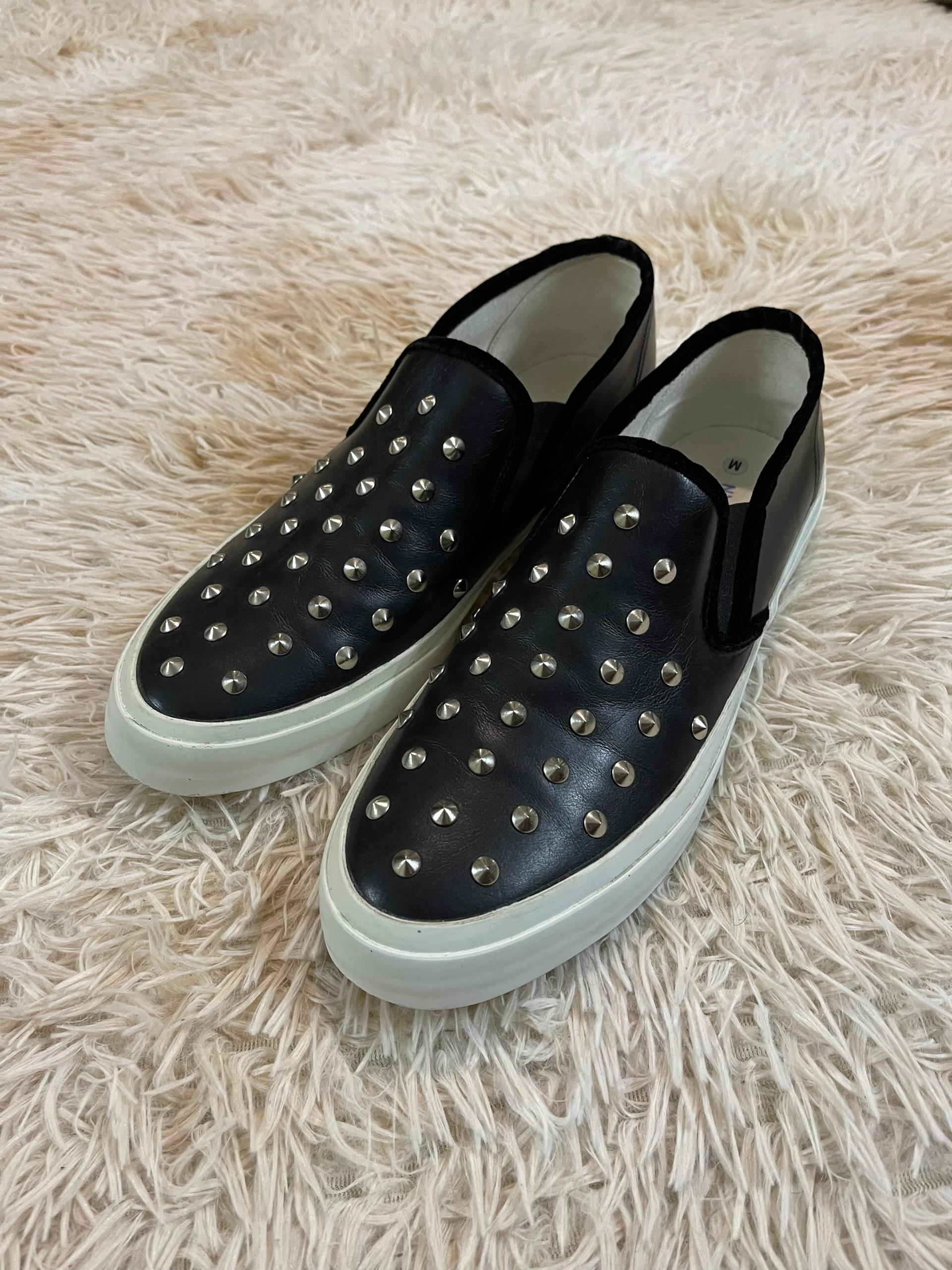 Junya Watanabe Spike Studded Slip-on Sneaker In Excellent Condition For Sale In Tương Mai Ward, Hoang Mai District