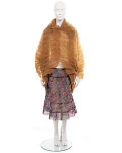 Junya Watanabe 'Techno-Couture' honeycomb organza runway ensemble, fw 2000