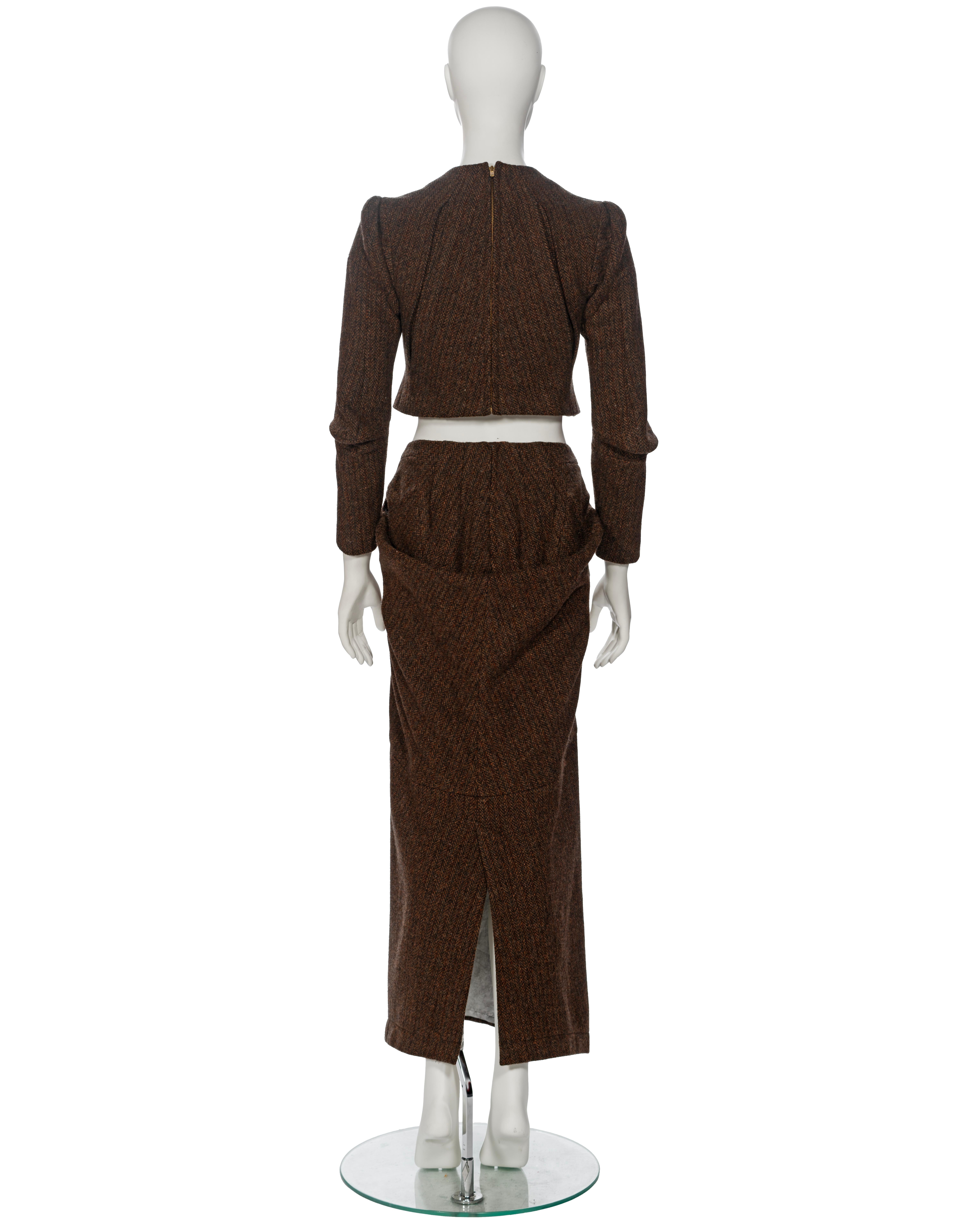 Junya Watanabe Three-Piece Herringbone Tweed Suit, fw 1995 6