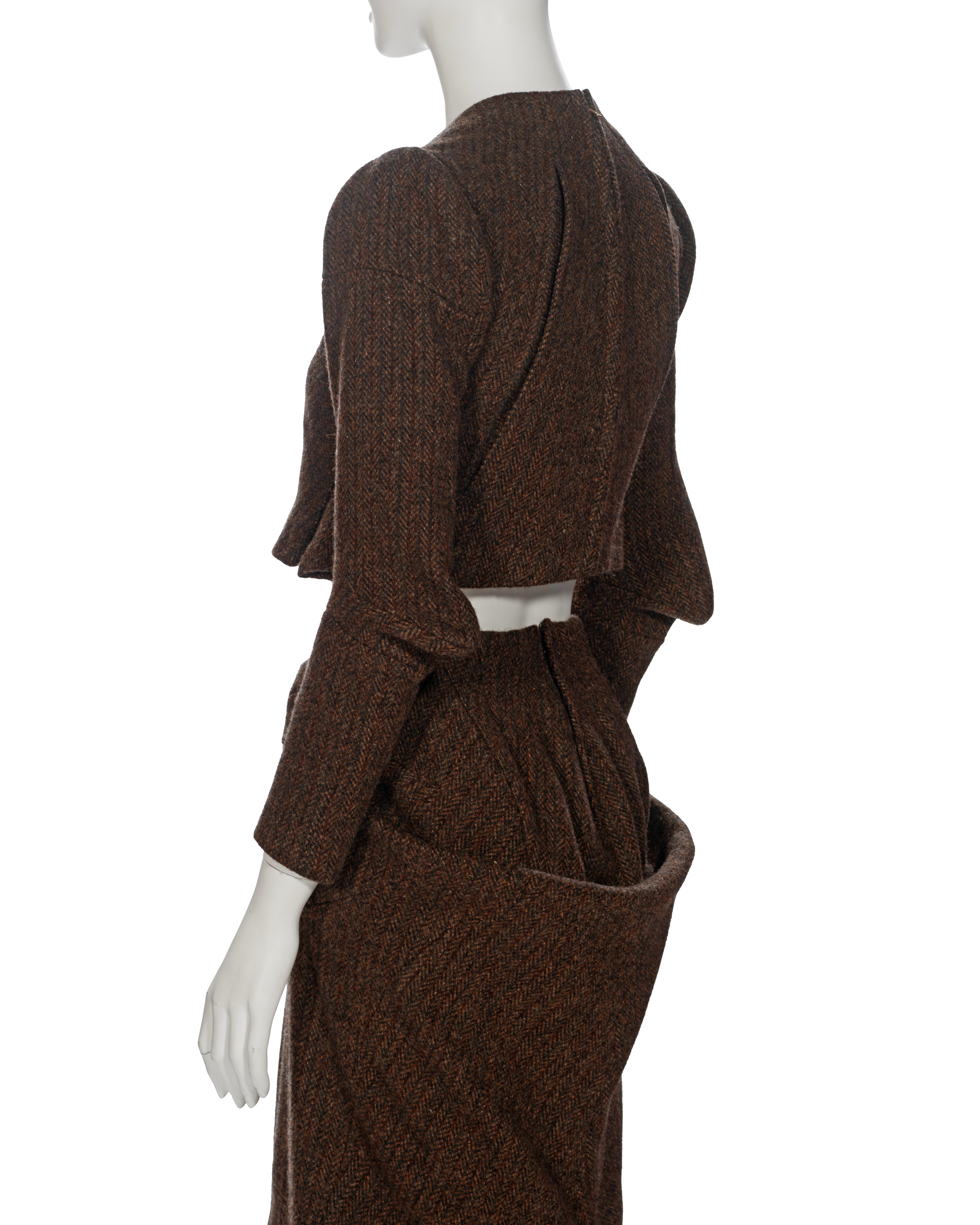 Junya Watanabe Three-Piece Herringbone Tweed Suit, fw 1995 9