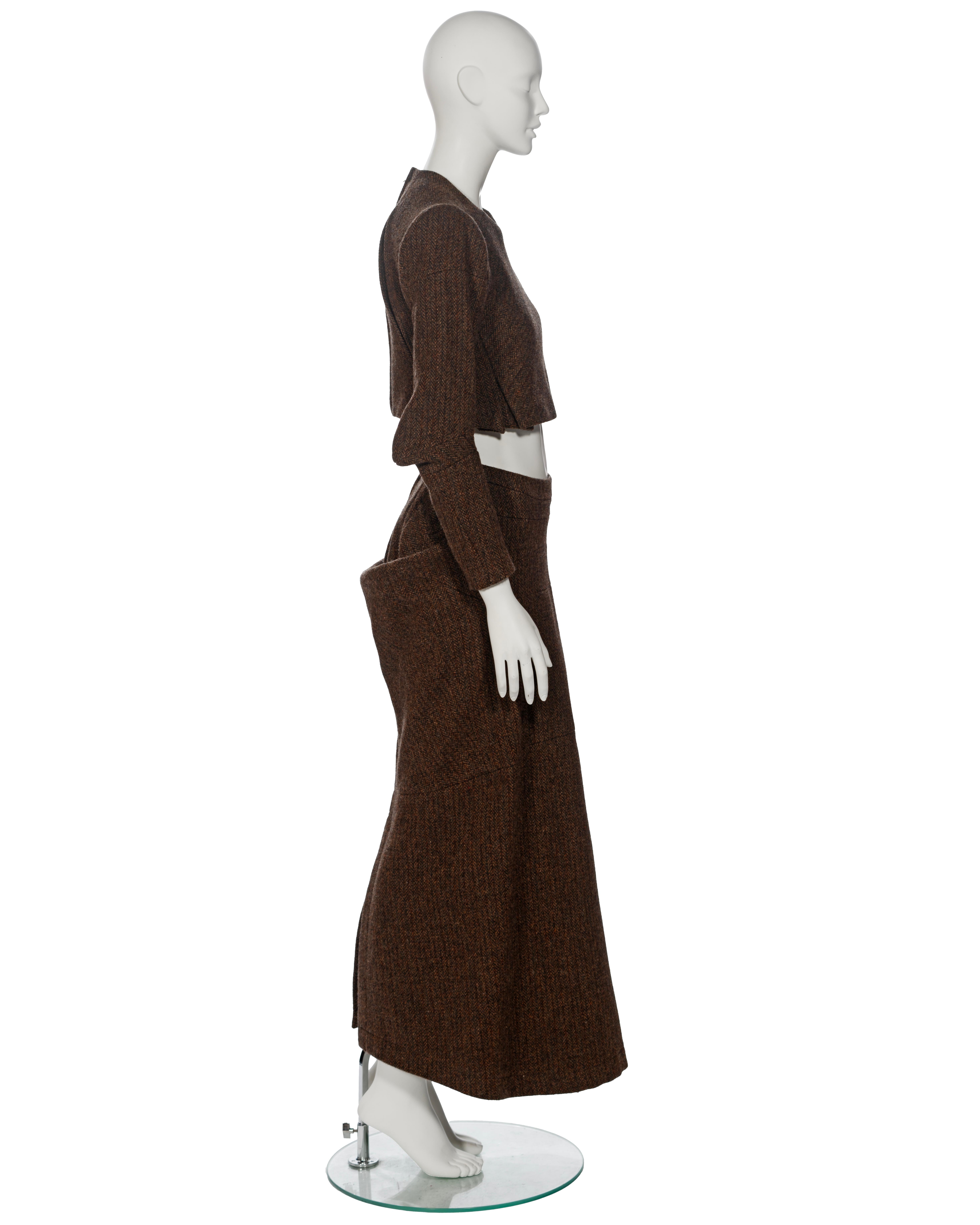 Junya Watanabe Three-Piece Herringbone Tweed Suit, fw 1995 2