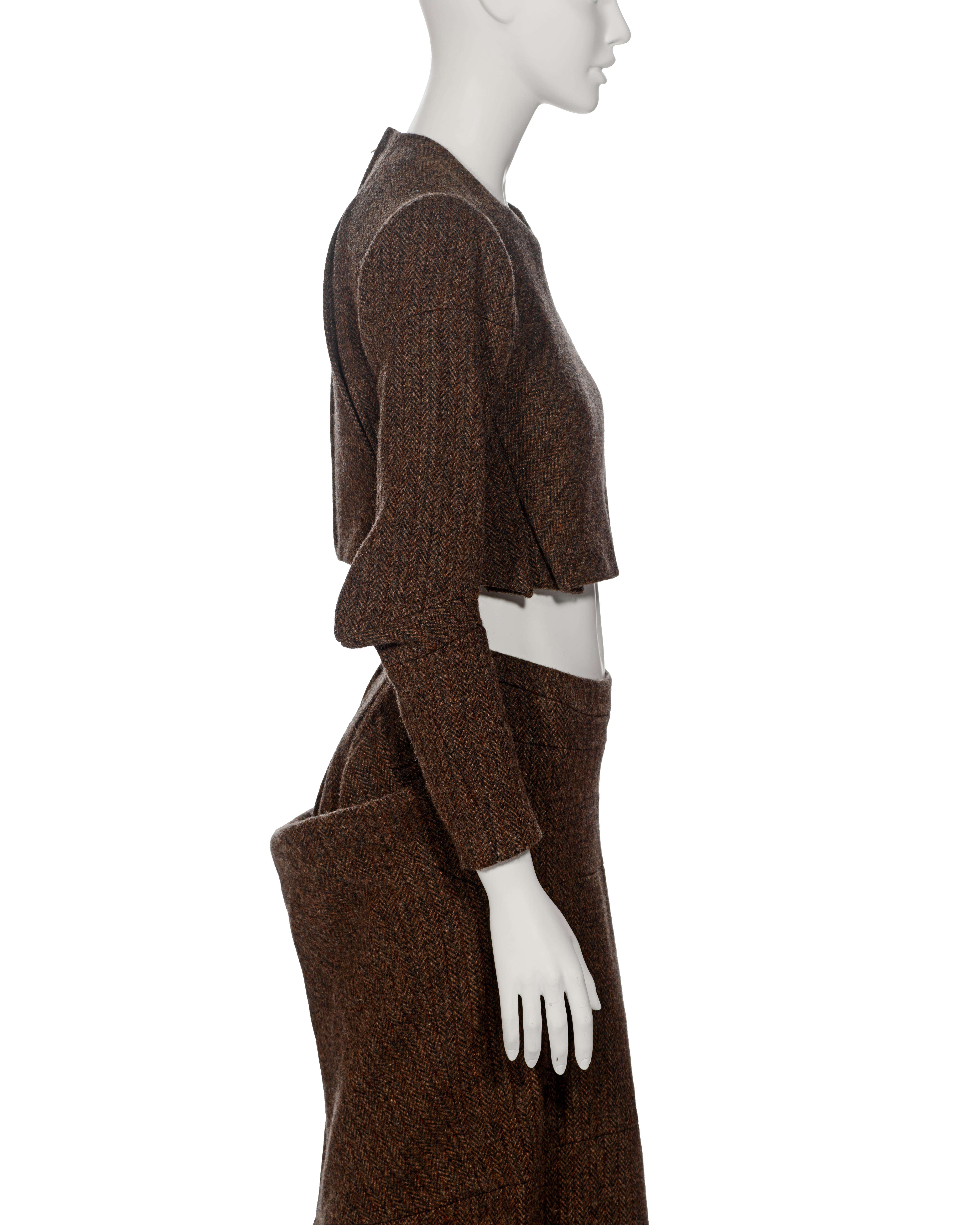 Junya Watanabe Three-Piece Herringbone Tweed Suit, fw 1995 3