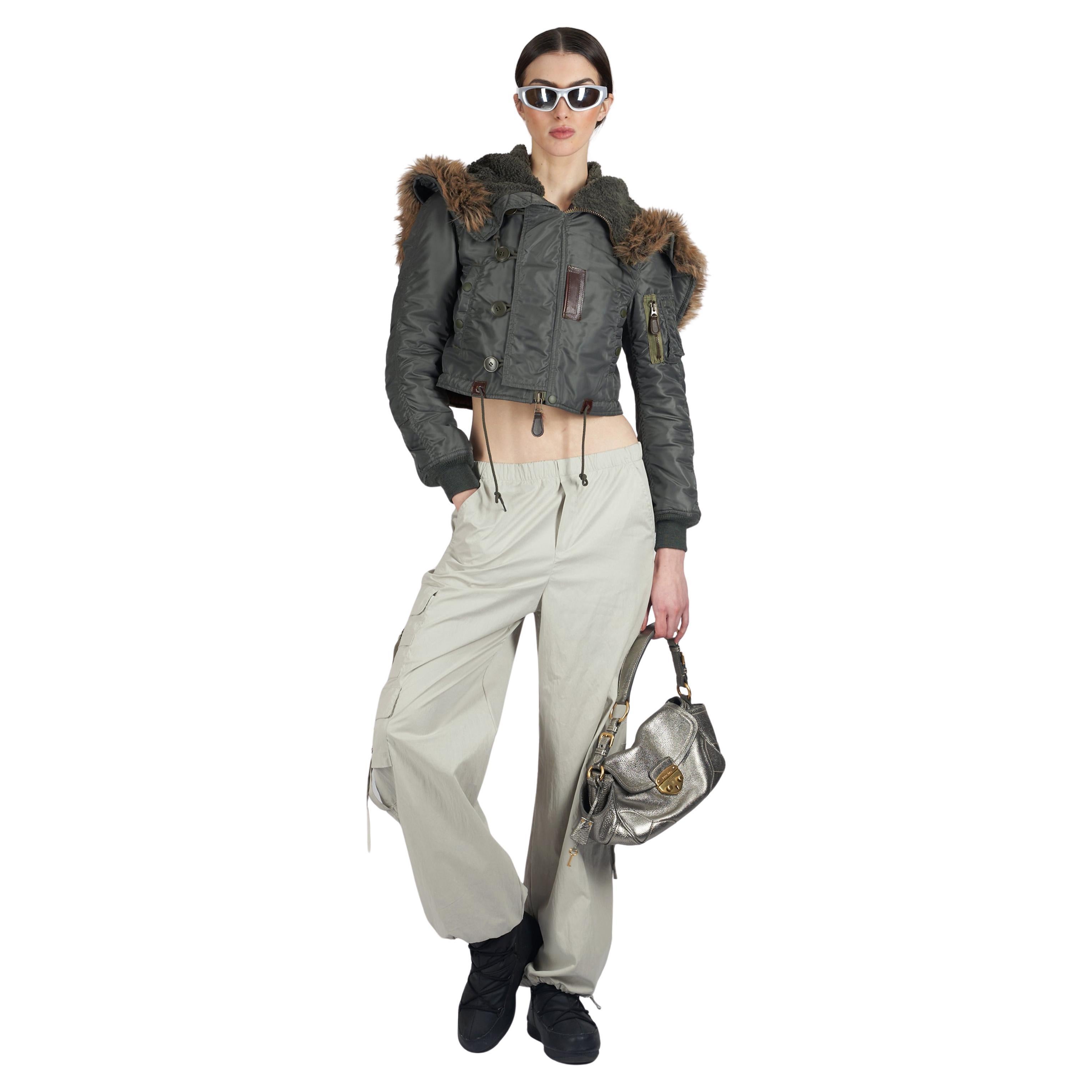Junya Watanabe Blouson bombardier court vintage défilé A/H 2010
