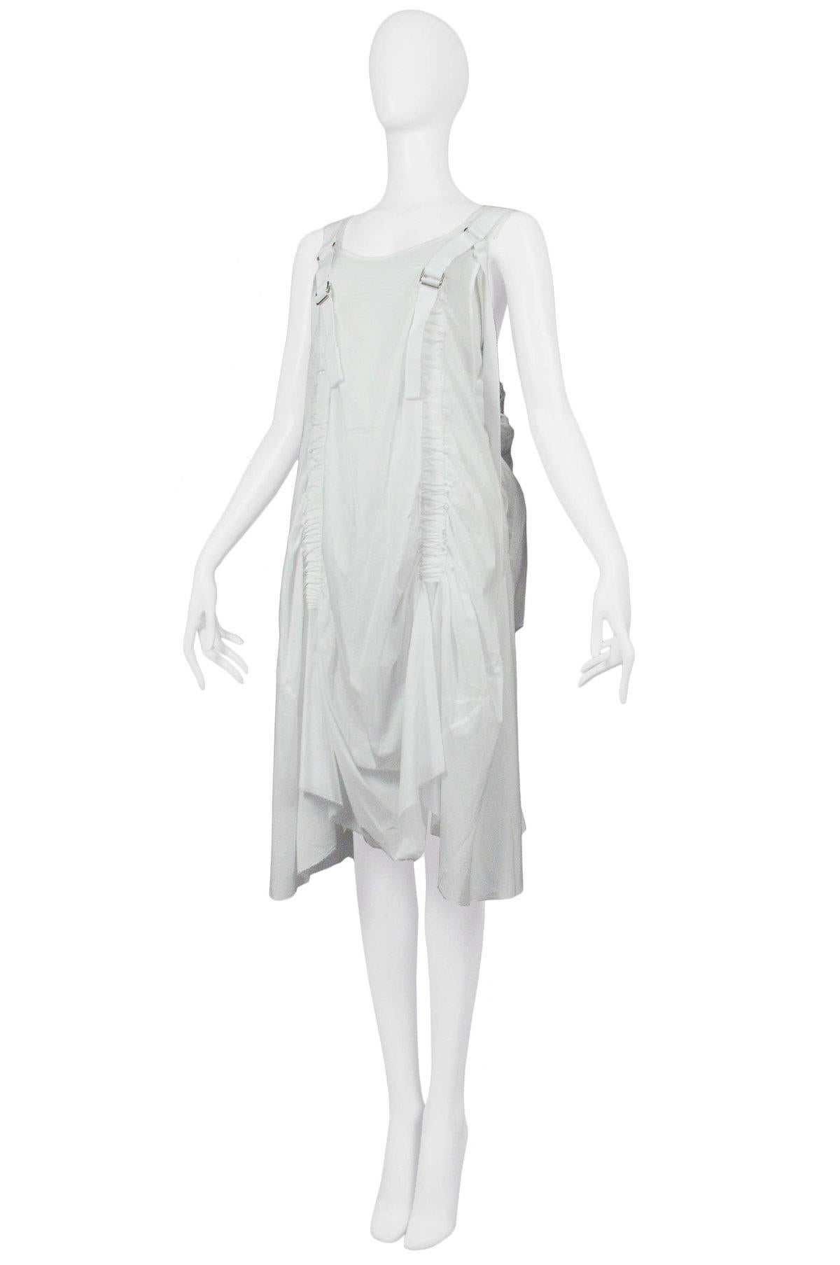 Vintage Junya Watanabe White Parachute Backpack Dress 2003 For Sale at ...