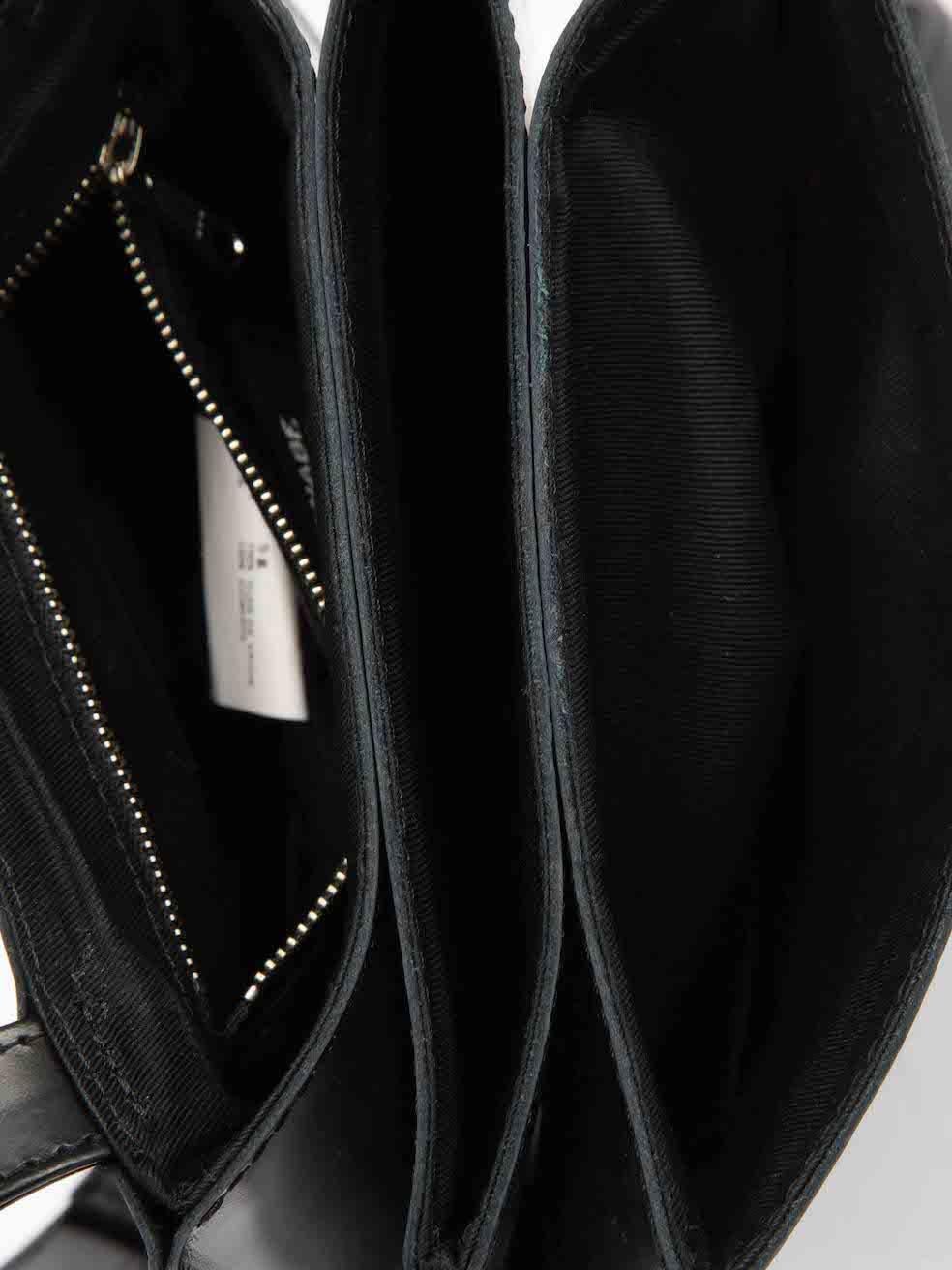 Junya Watanabe Women's Black Leather Envelope Crossbody Bag 2