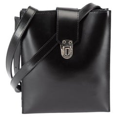 Junya Watanabe Women's Black Leather Envelope Crossbody Bag