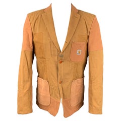 JUNYA WATANABE x CARHARTT Größe M Senf Patchwork Baumwolle Jacke