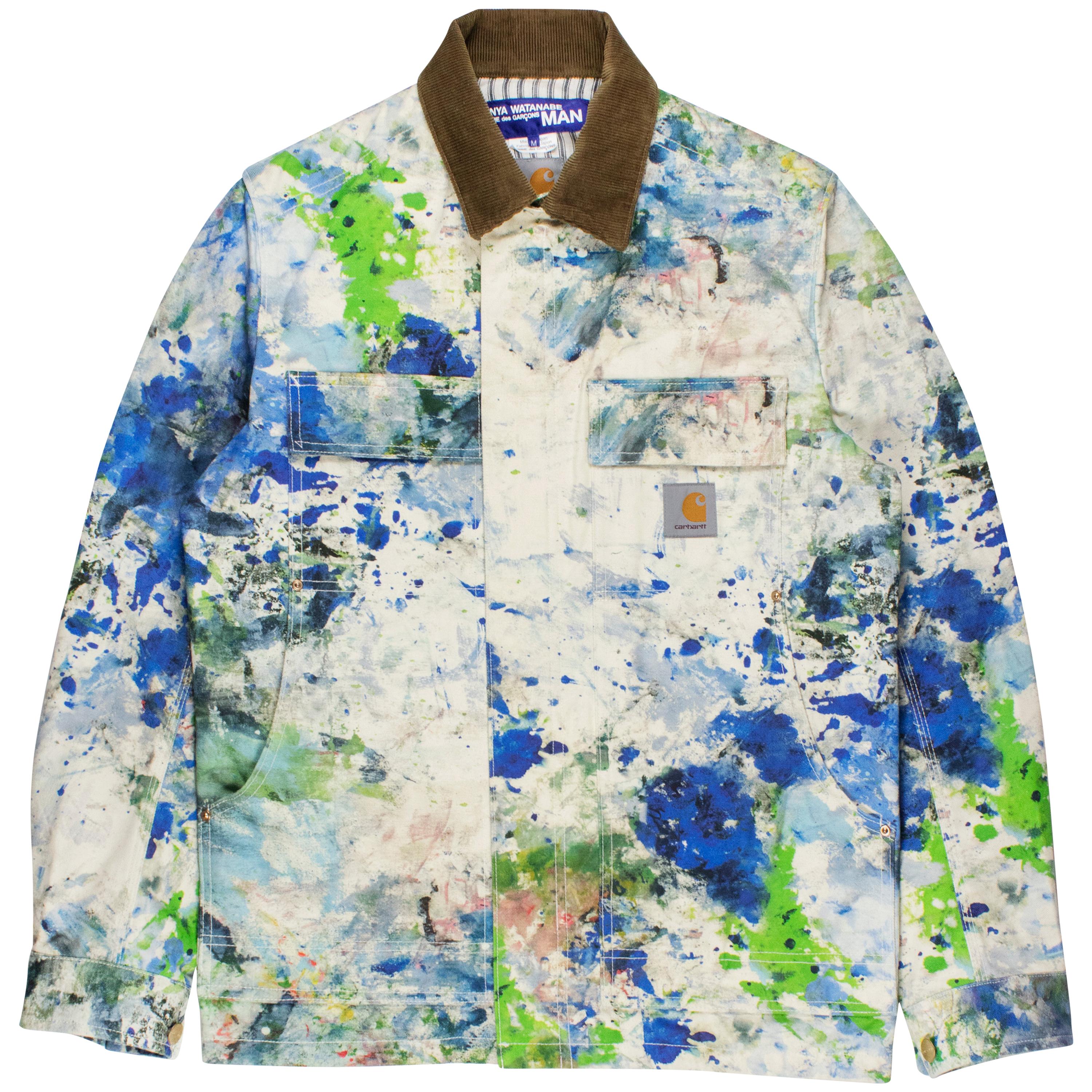 Junya Watanabe x Carhartt SS2018 Painted Chore Jacket at 1stDibs